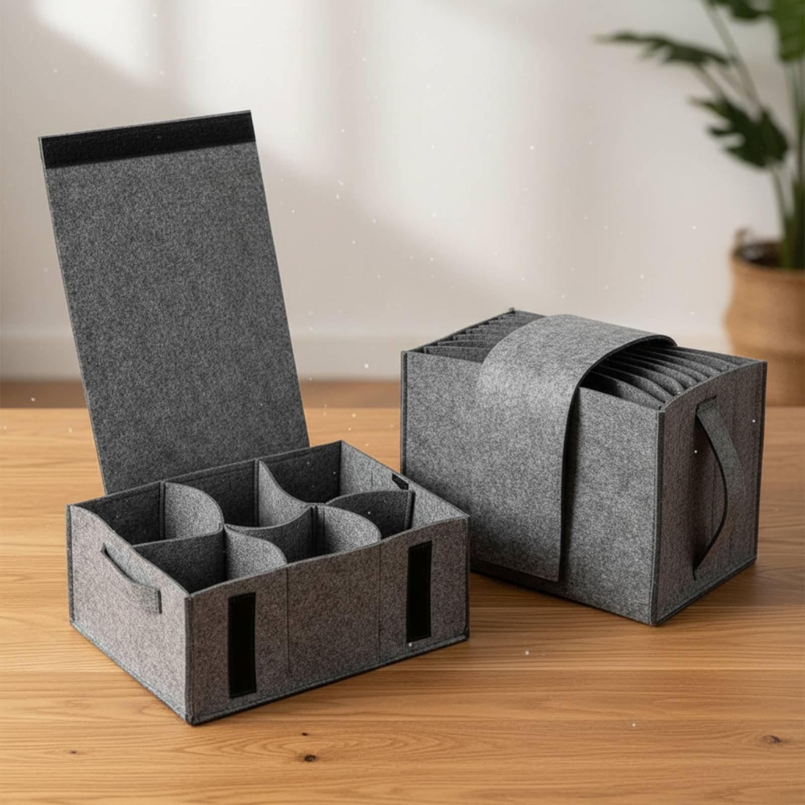 Outdoor Camping Kitchen - Household Felt Storage Pouch Portable Tableware
