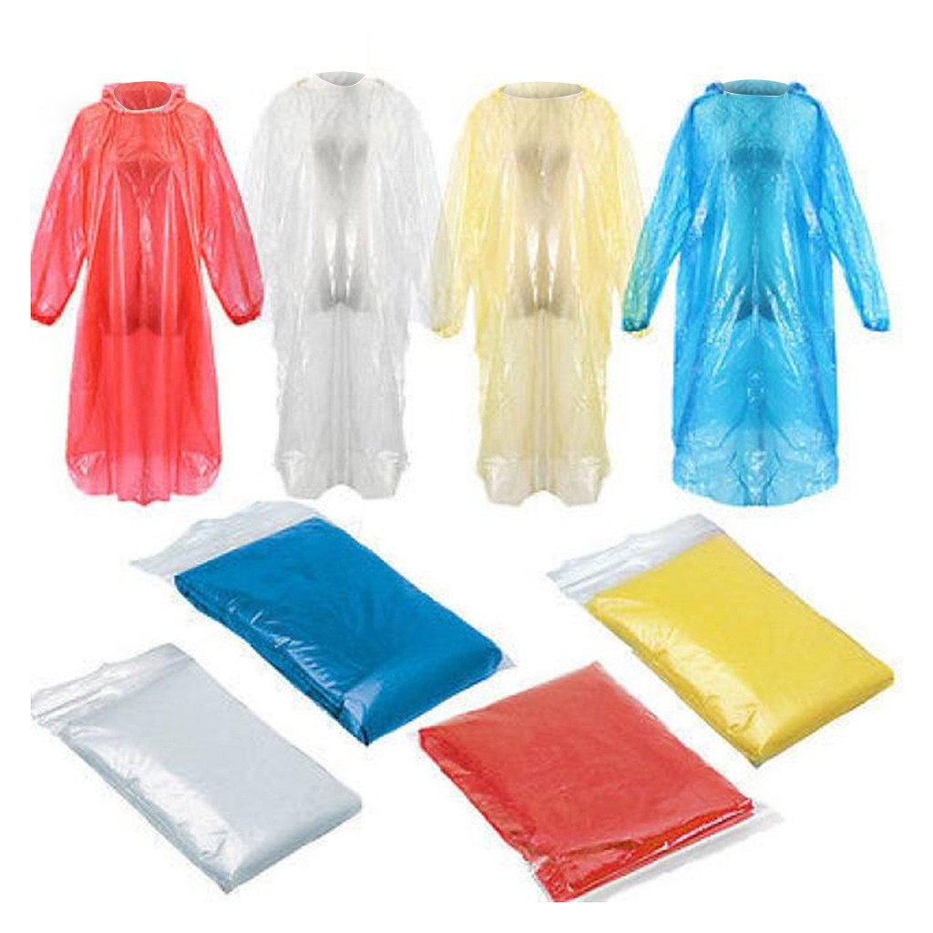 Camping Rain Poncho - Raincoat Disposable Rain Poncho Outdoor Rain