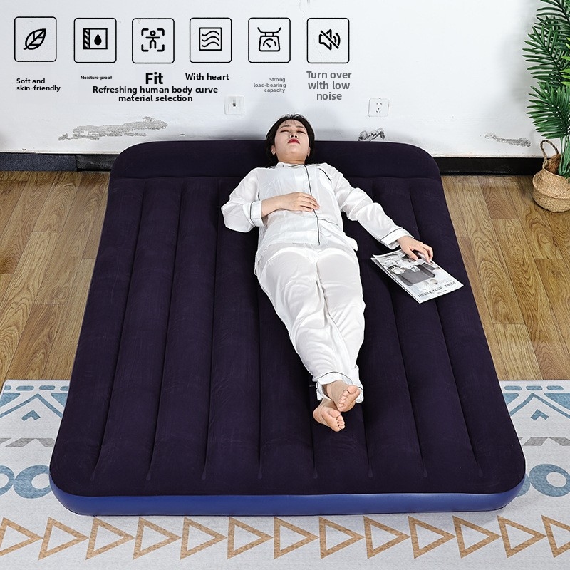 Outdoor Camping Mattress - Tryhomy Double Sleeping Air Bed Inflatable