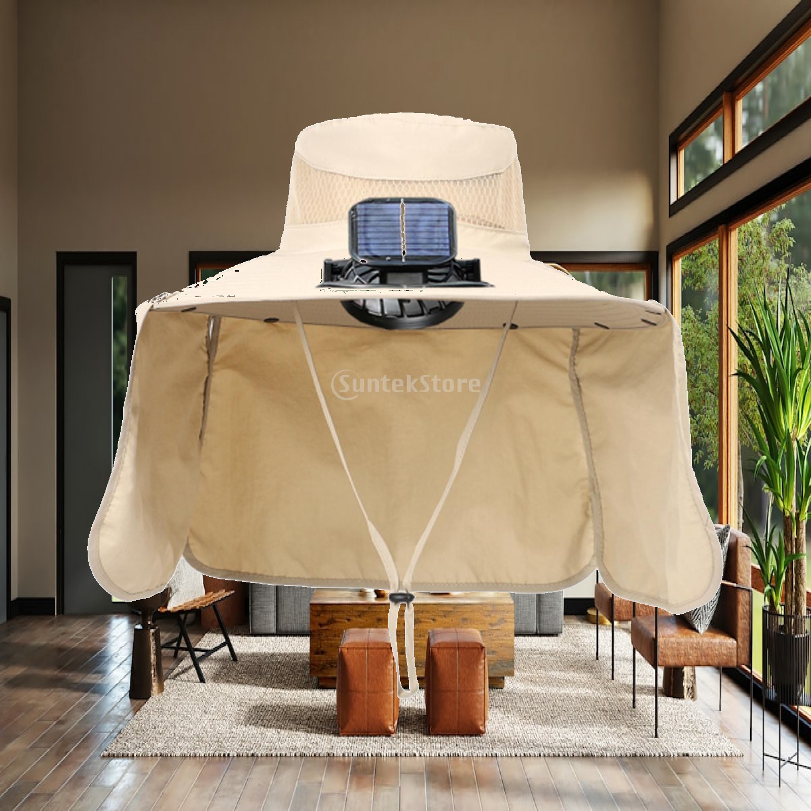 Outdoor Camping Show - Fan Cooling Hat Solar Fan Hat