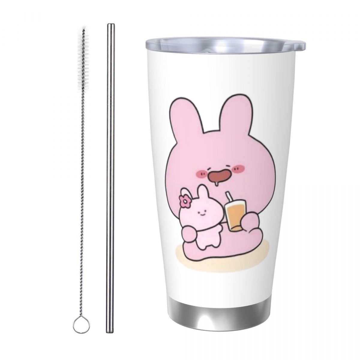 Vacuum Insulated Flask - Asamimichaan Cute Asamimi 20oz Stainless Steel