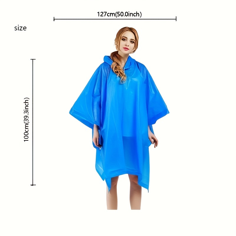 Rain Ponchos For Adults Pouch  - đánh giá và giá Camping Rain Poncho