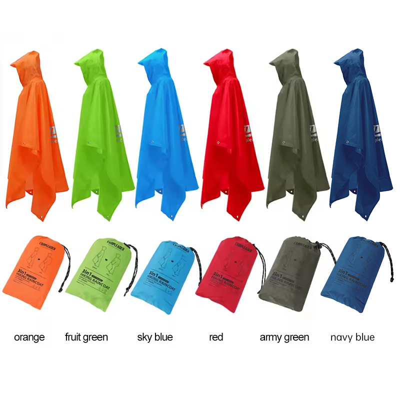 3 In 1 Waterproof Raincoat Lig - đánh giá và giá Camping Rain Poncho