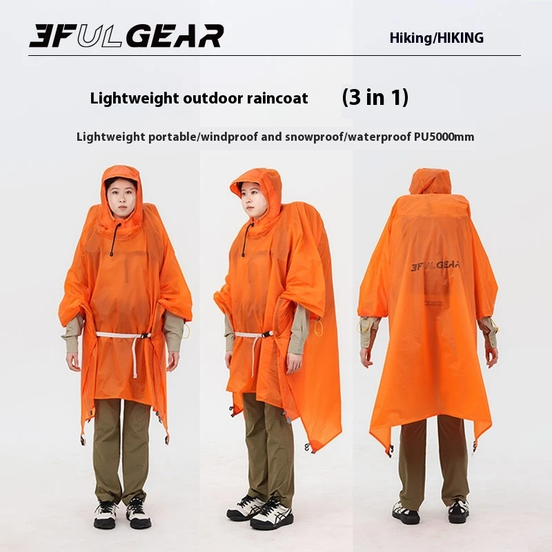 3F UL GEAR Ultralight Hiking R - đánh giá và giá Camping Rain Poncho