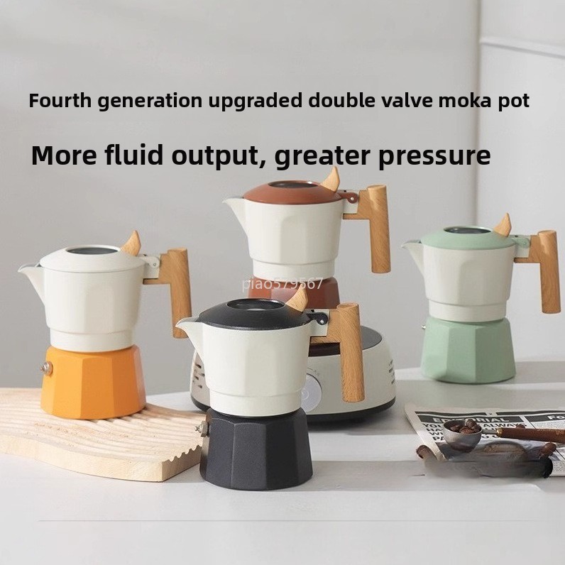 Valve Moka Pot 3 Bar Stovetop  - đánh giá và giá Camp Percolator Coffee