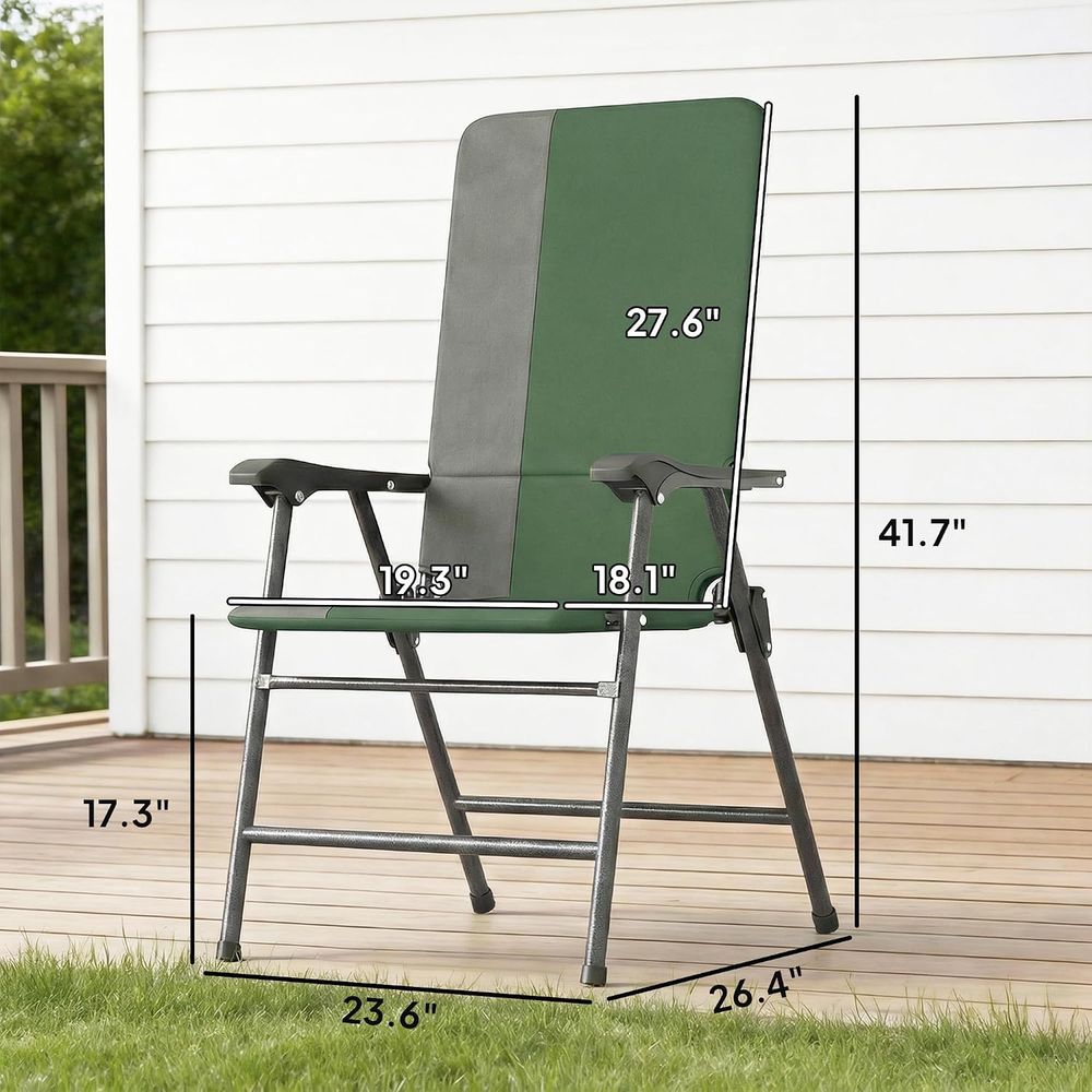 Padded High Back Armrests Outd - đánh giá và giá Outdoor Camping High Chair