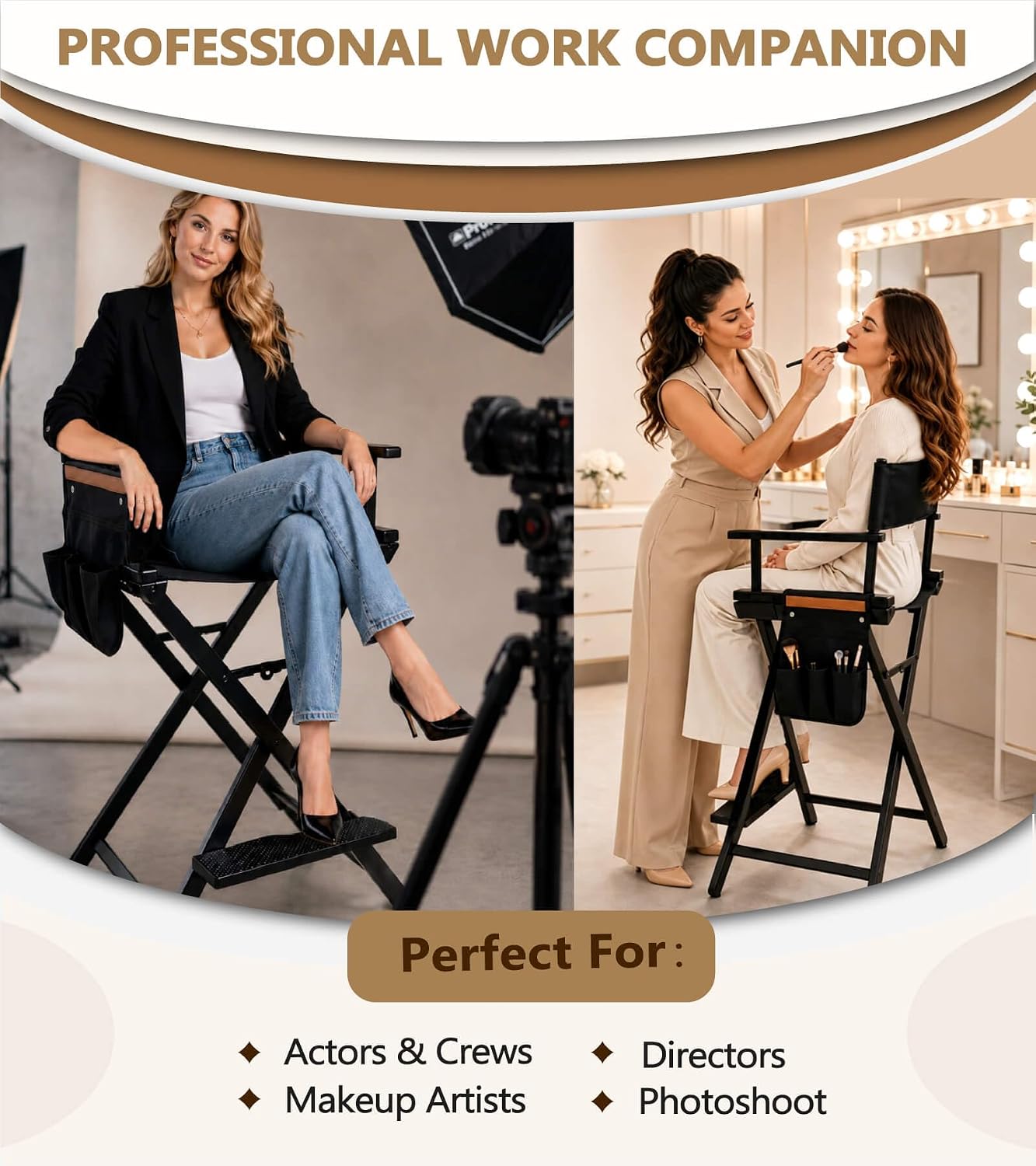 Tall Director Chair Portable A - đánh giá và giá Outdoor Camping High Chair