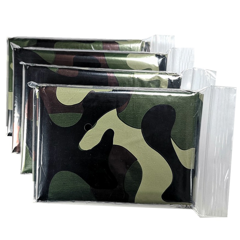 1pcs Emergency Thermal Blanket - đánh giá và giá Camping Rain Poncho