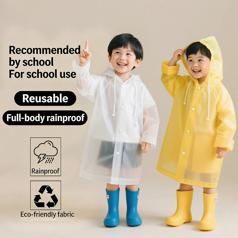 Disposable Raincoat for Kids E - đánh giá và giá Camping Rain Poncho