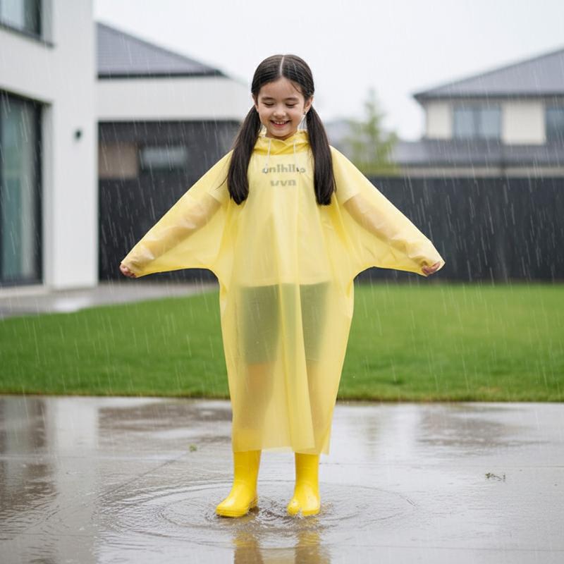 Disposable Raincoat for Kids E - đánh giá và giá Camping Rain Poncho