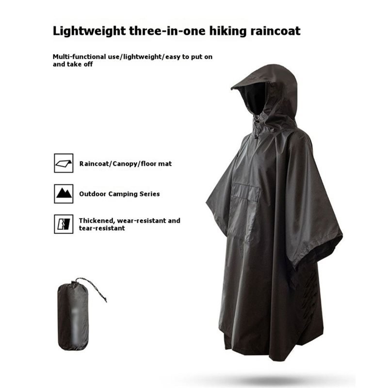 AB34-Outdoor Raincoat Rain Pon - đánh giá và giá Camping Rain Poncho