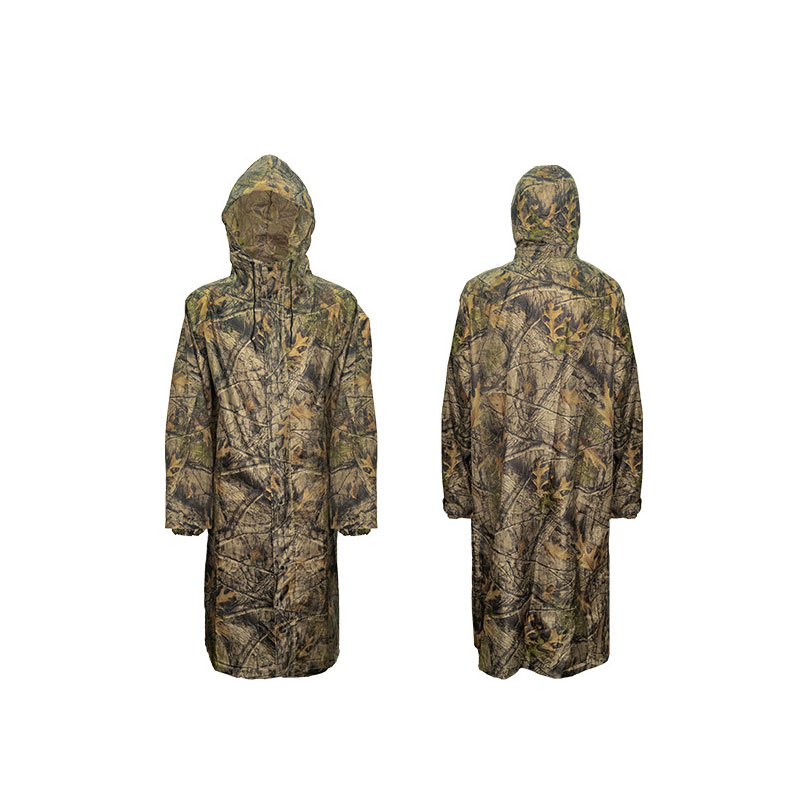 Camouflage Long Raincoat for M - đánh giá và giá Camping Rain Poncho