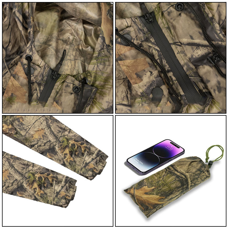 Camouflage Long Raincoat for M - đánh giá và giá Camping Rain Poncho