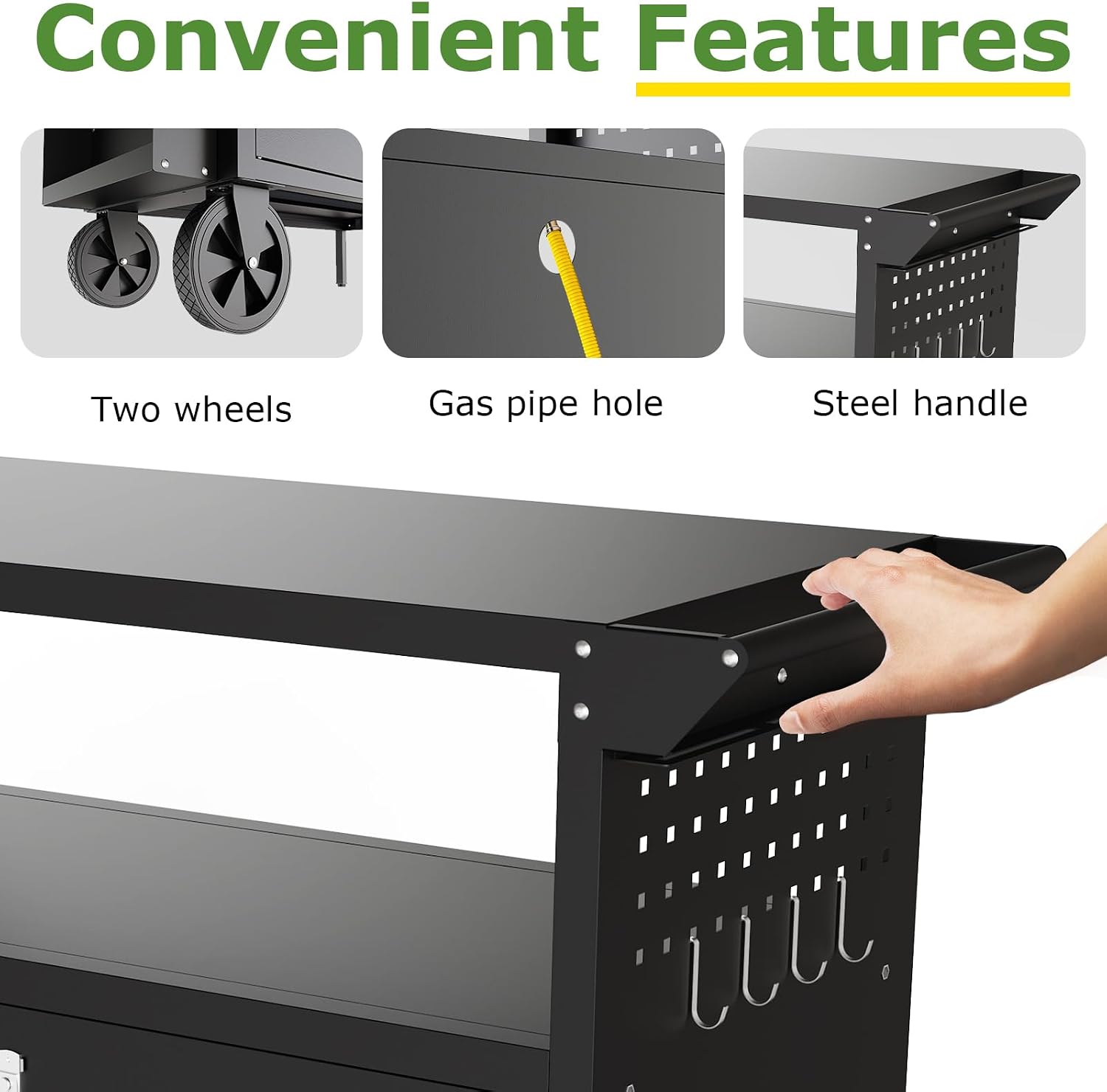 Outdoor Grill Cart Table With  - đánh giá và giá Outdoor Camping Kitchen