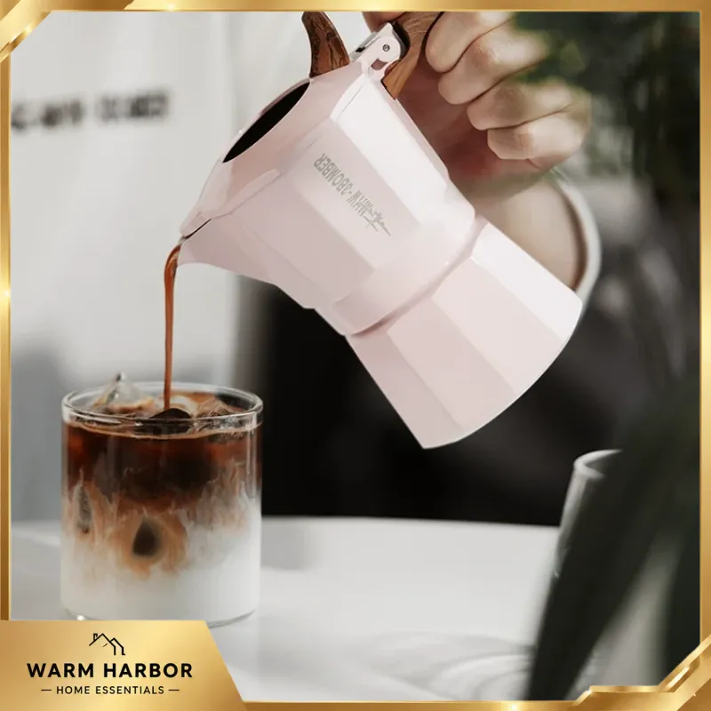 MHW-3BOMBER Moka Pot 100ml Sto - đánh giá và giá Camp Percolator Coffee