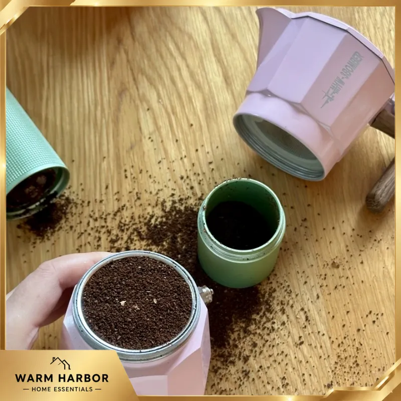 MHW-3BOMBER Moka Pot 100ml Sto - đánh giá và giá Camp Percolator Coffee