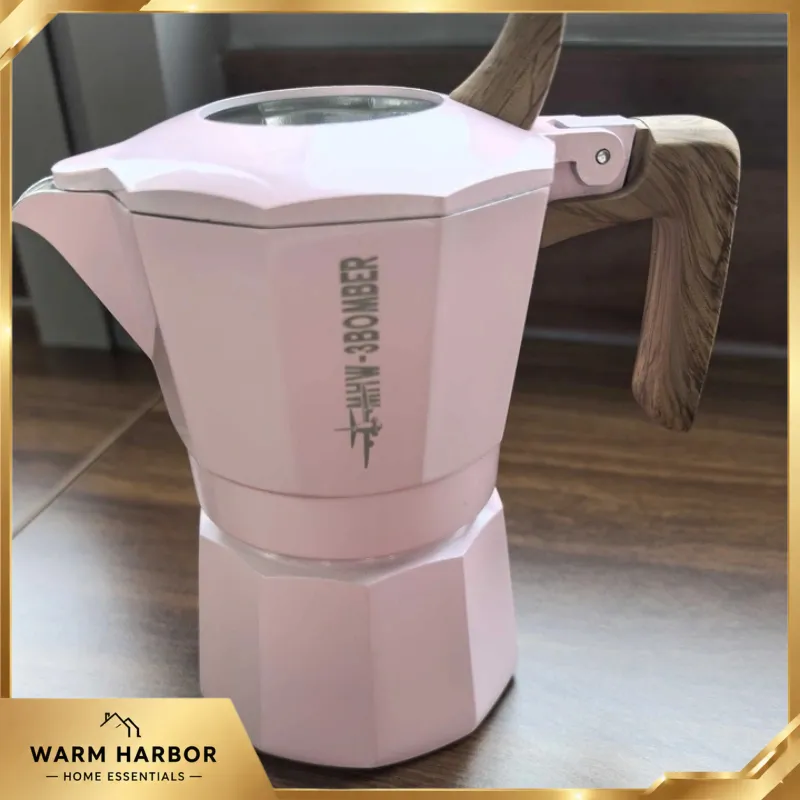 MHW-3BOMBER Moka Pot 100ml Sto - đánh giá và giá Camp Percolator Coffee