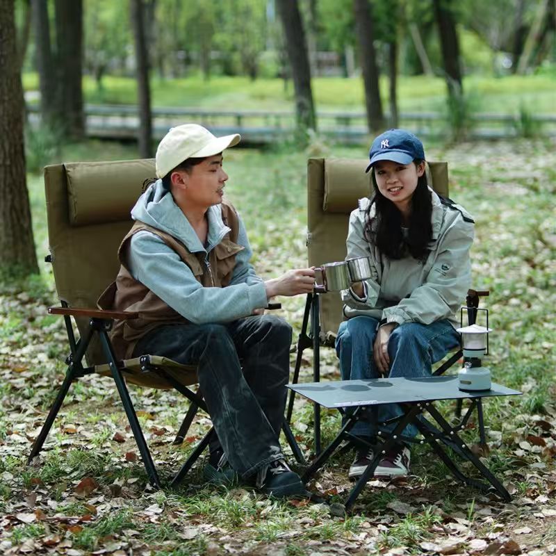 Folding High Back Beach Campin - đánh giá và giá Outdoor Camping High Chair