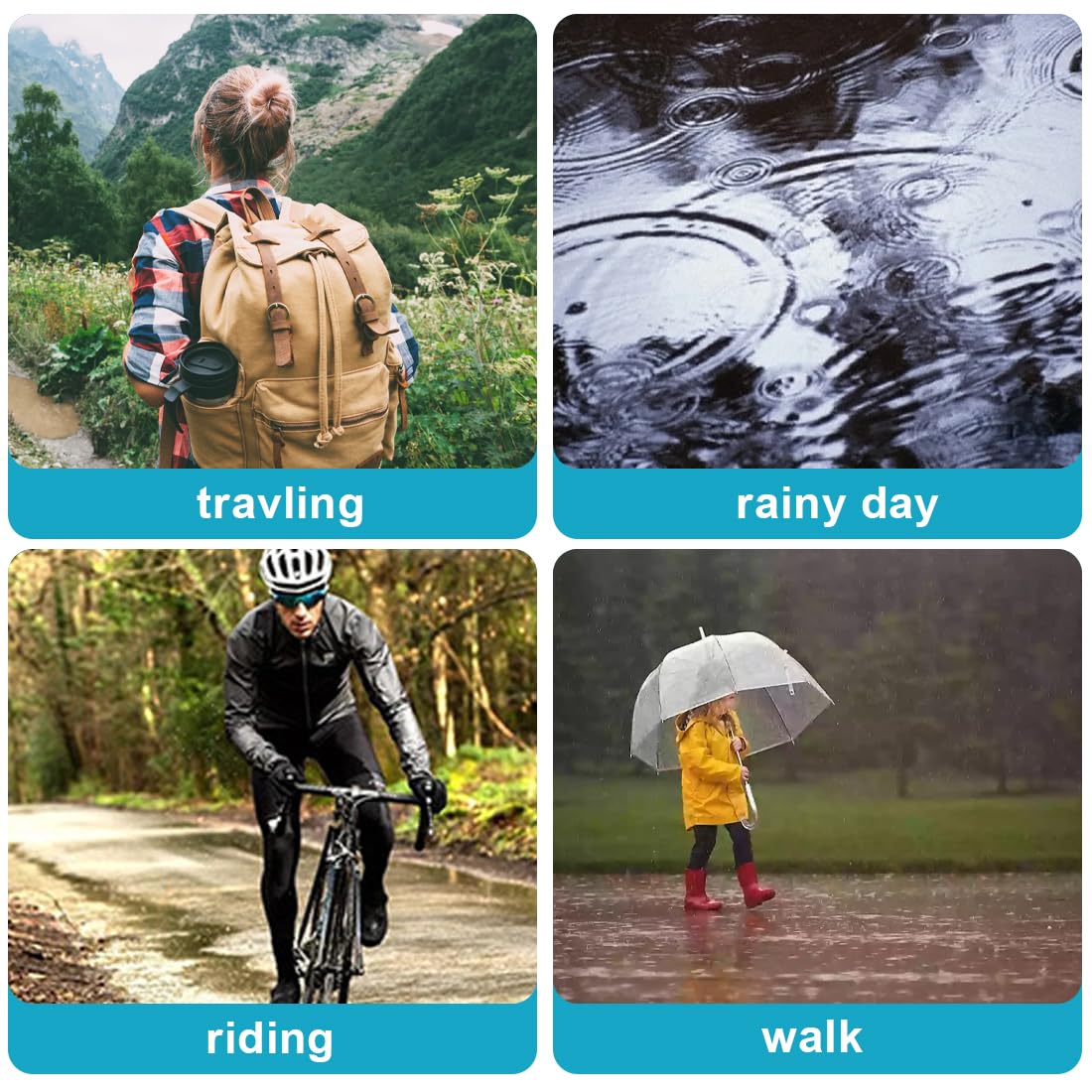 Thick Waterproof Raincoat Ponc - đánh giá và giá Camping Rain Poncho