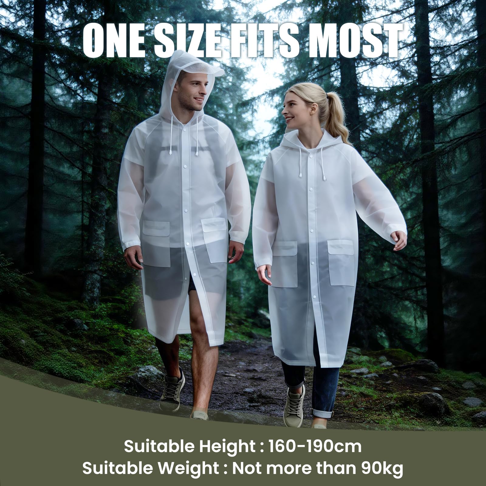 Thick Waterproof Raincoat Ponc - đánh giá và giá Camping Rain Poncho