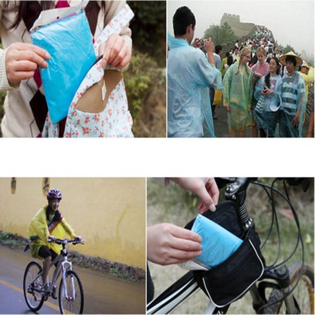 Raincoat Disposable Rain Ponch - đánh giá và giá Camping Rain Poncho