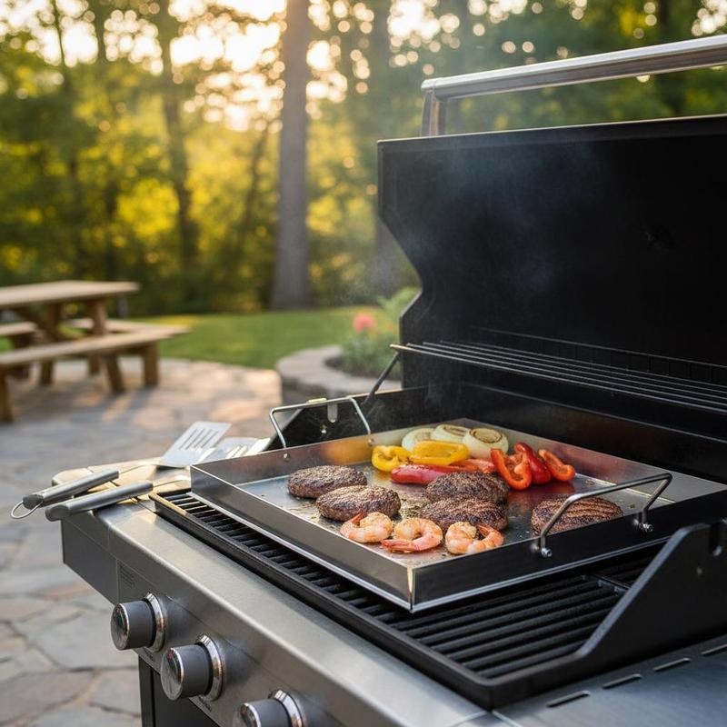 Universal Flat Top Griddle 18x - đánh giá và giá Outdoor Camping Kitchen