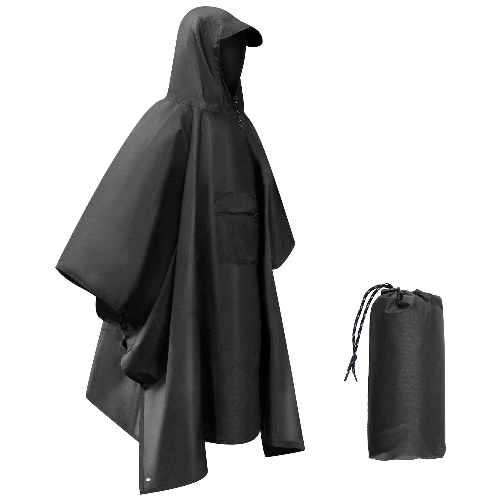 Adult Rain Poncho Lightweight  - đánh giá và giá Camping Rain Poncho