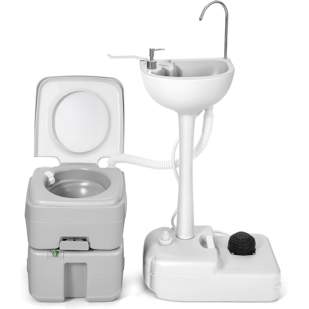 17L Portable Sink for Washing  - đánh giá và giá Portable Camp Toilet