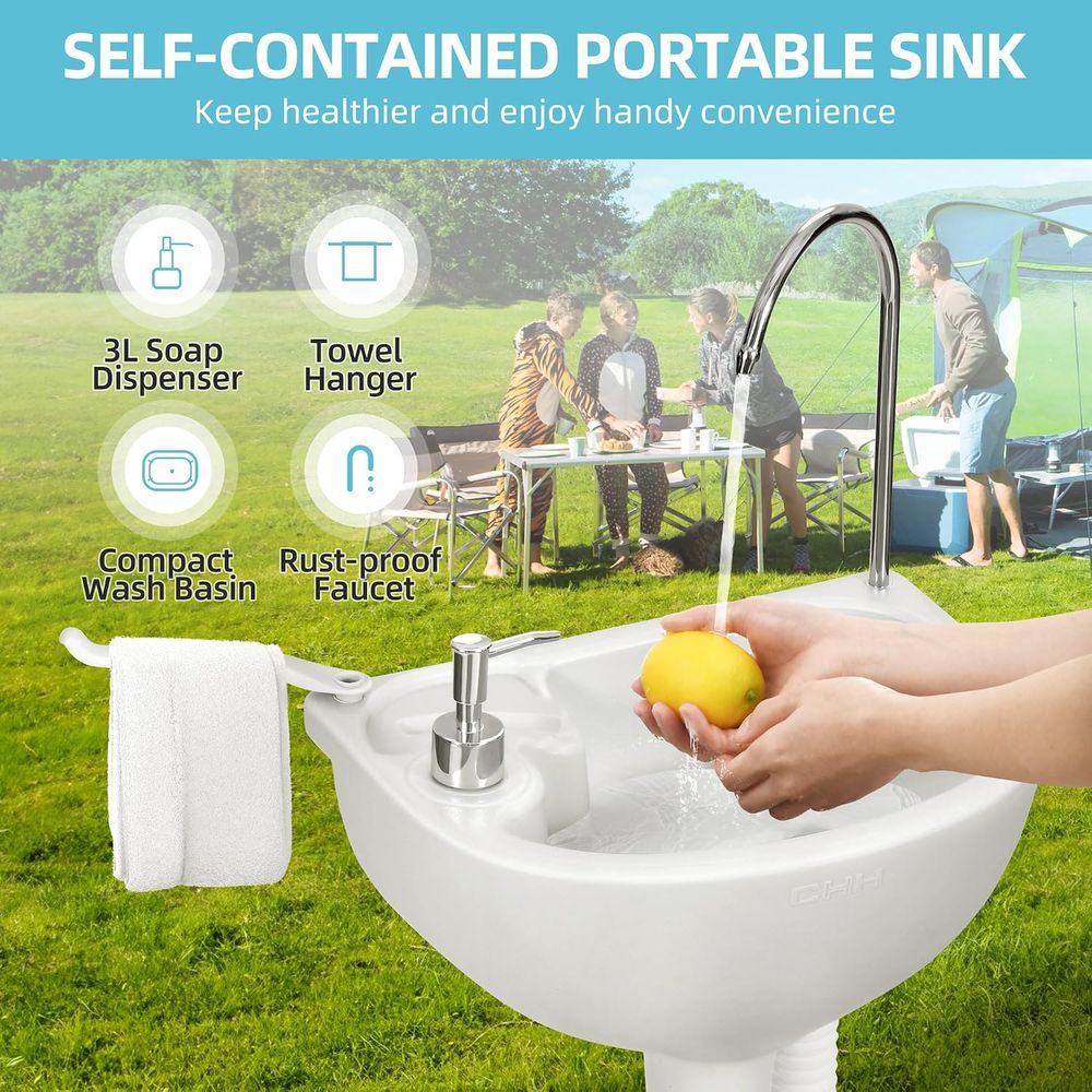 17L Portable Sink for Washing  - đánh giá và giá Portable Camp Toilet