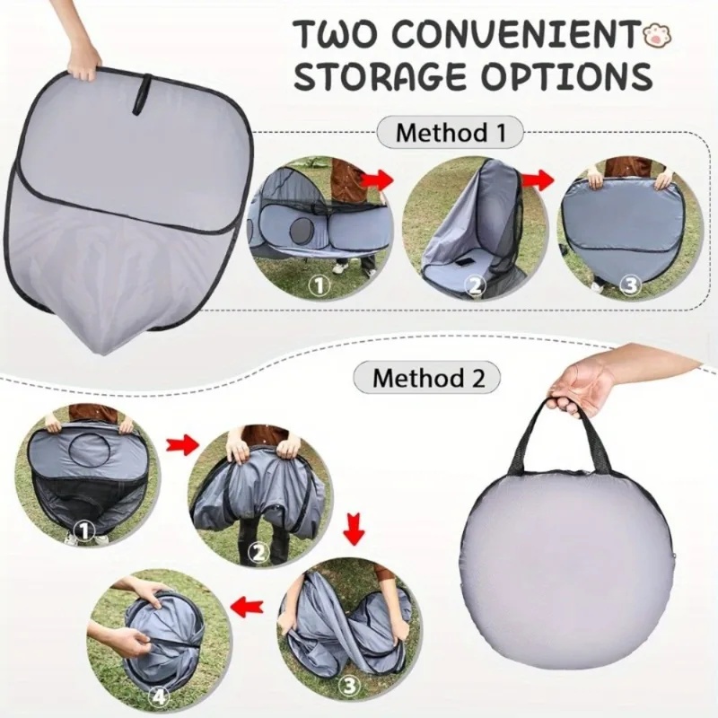 Foldable Cat Tent Tunnel Playp - đánh giá và giá Outdoor Camping Dog Fence
