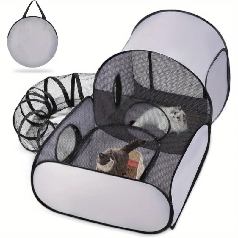 Foldable Cat Tent Tunnel Playp - đánh giá và giá Outdoor Camping Dog Fence