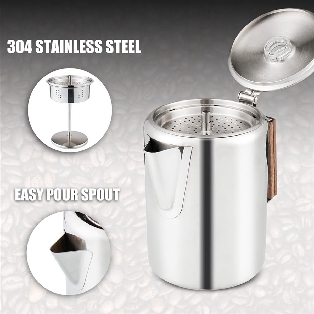 Compatible Coffee Percolators  - đánh giá và giá Camp Percolator Coffee