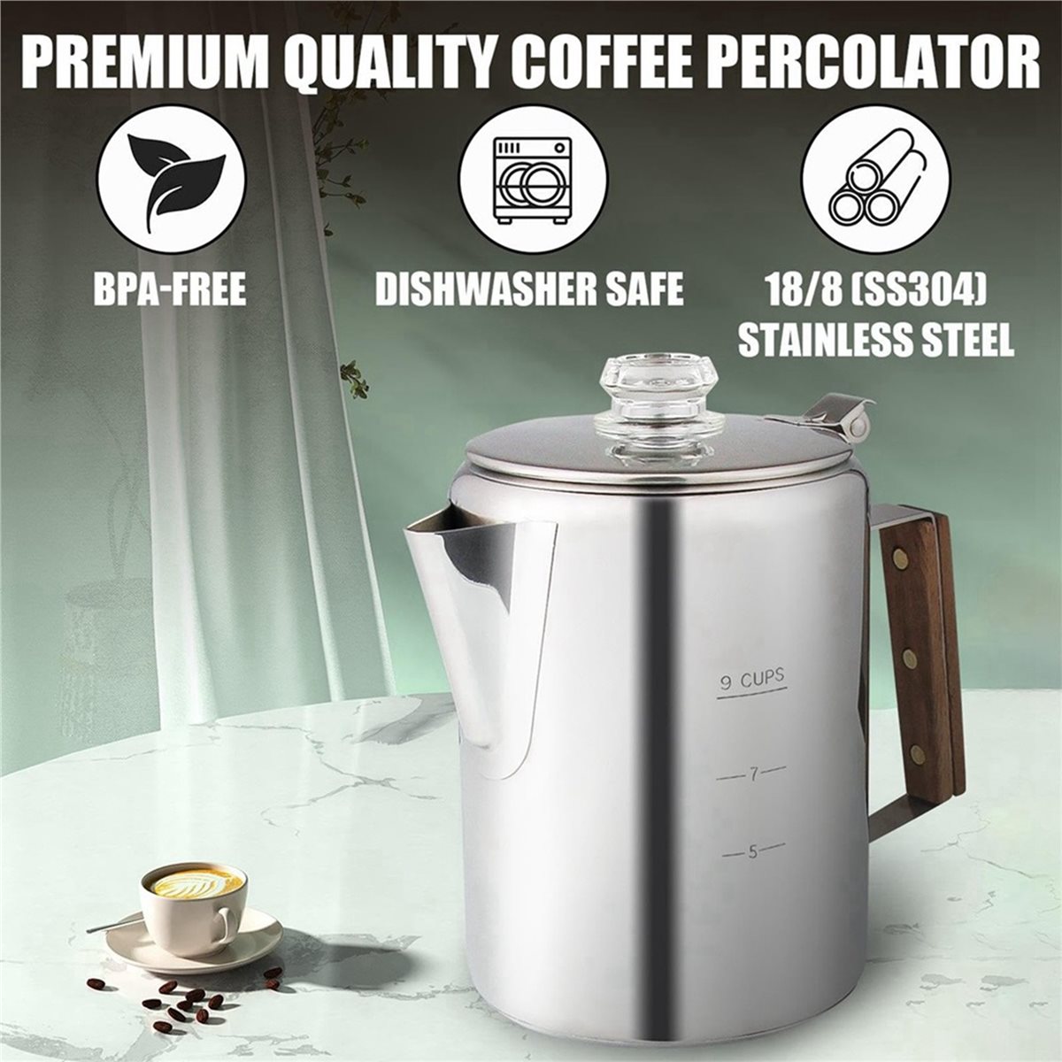 Compatible Coffee Percolators  - đánh giá và giá Camp Percolator Coffee