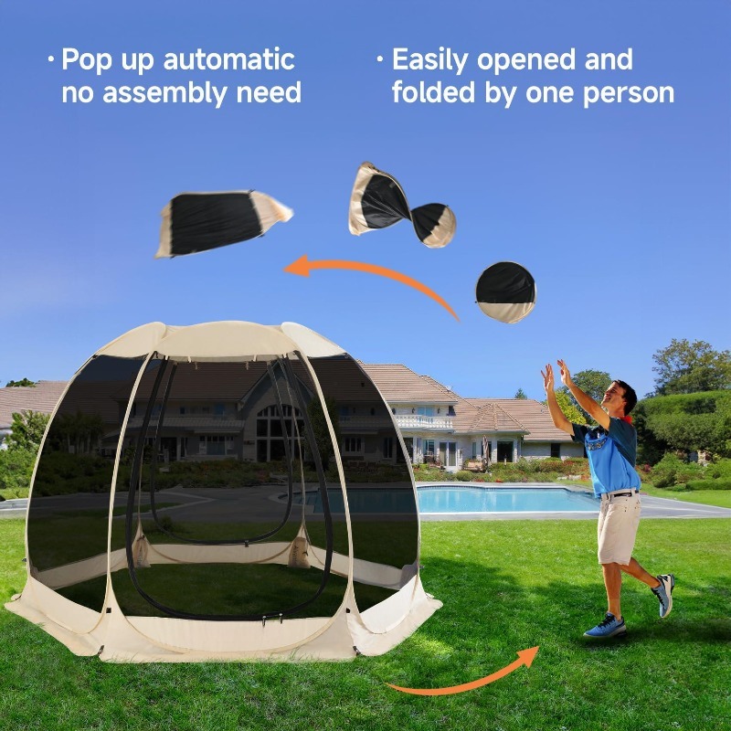 Hot Sale 6 Sided Mesh Screen P - đánh giá và giá Outdoor Camping Tents For Sale