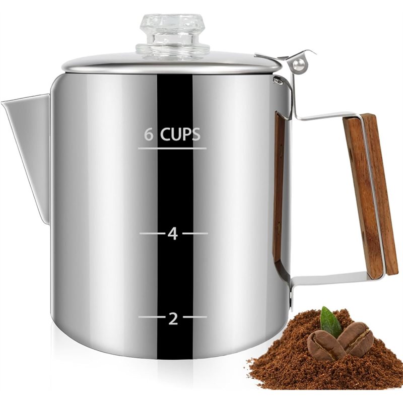 NOCM Coffee Pot 6 Cup Percolat - đánh giá và giá Camp Percolator Coffee