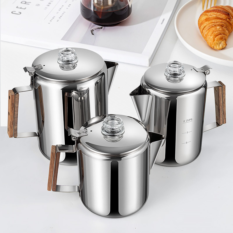 Stainless Steel Camping Coffee - đánh giá và giá Camp Percolator Coffee