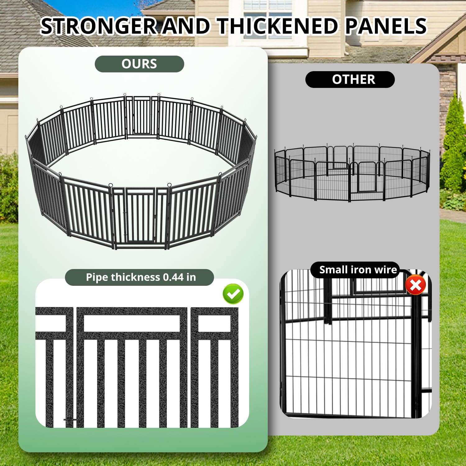 Thickened Outdoor Dog Fence 40 - đánh giá và giá Outdoor Camping Dog Fence