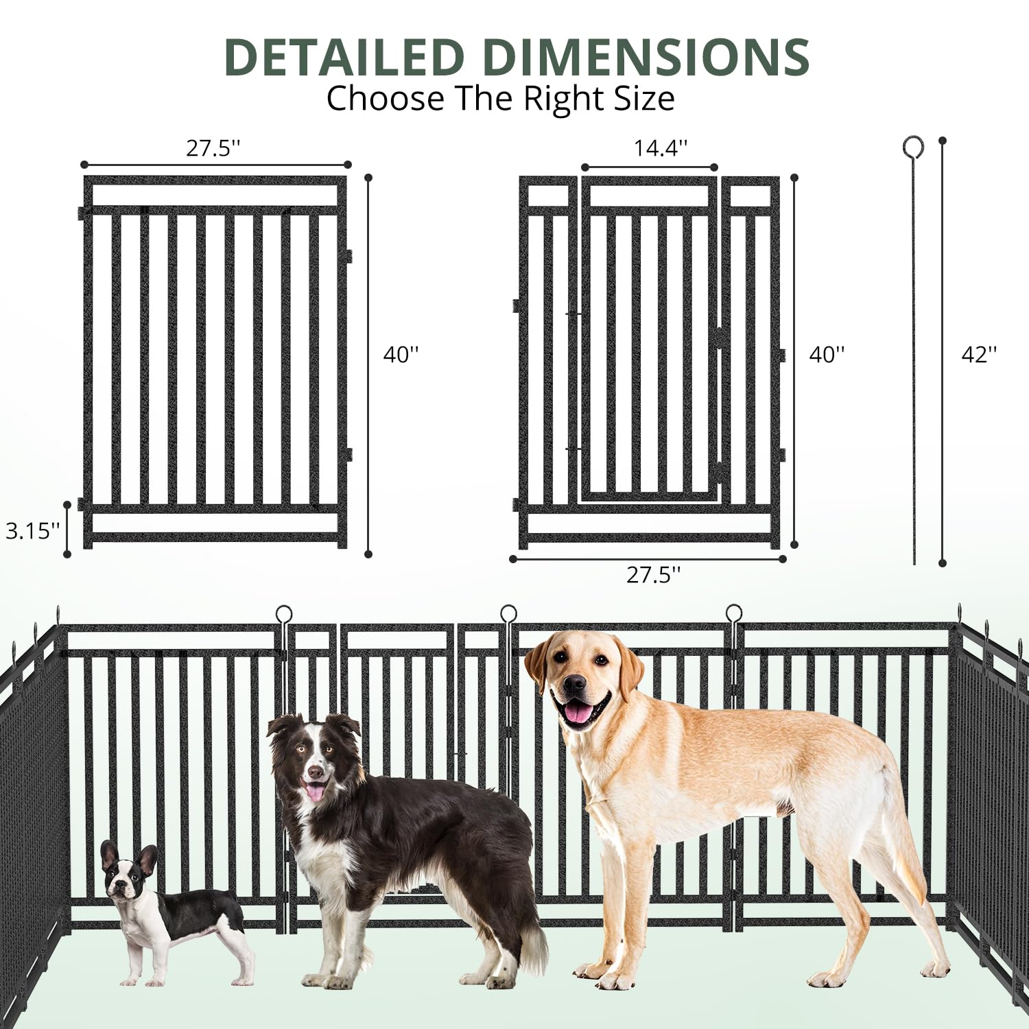 Thickened Outdoor Dog Fence 40 - đánh giá và giá Outdoor Camping Dog Fence