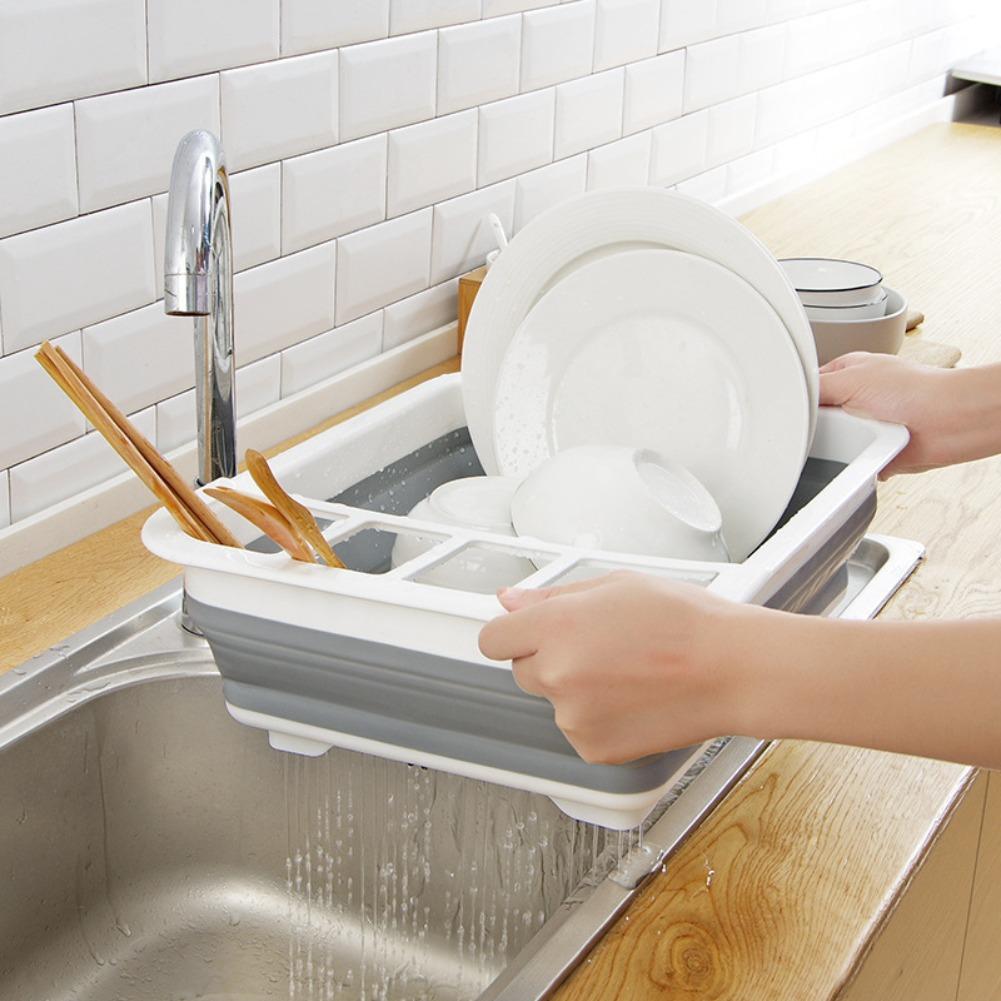Foldable Dish Drainer Bowl Rac - đánh giá và giá Outdoor Camping Sink