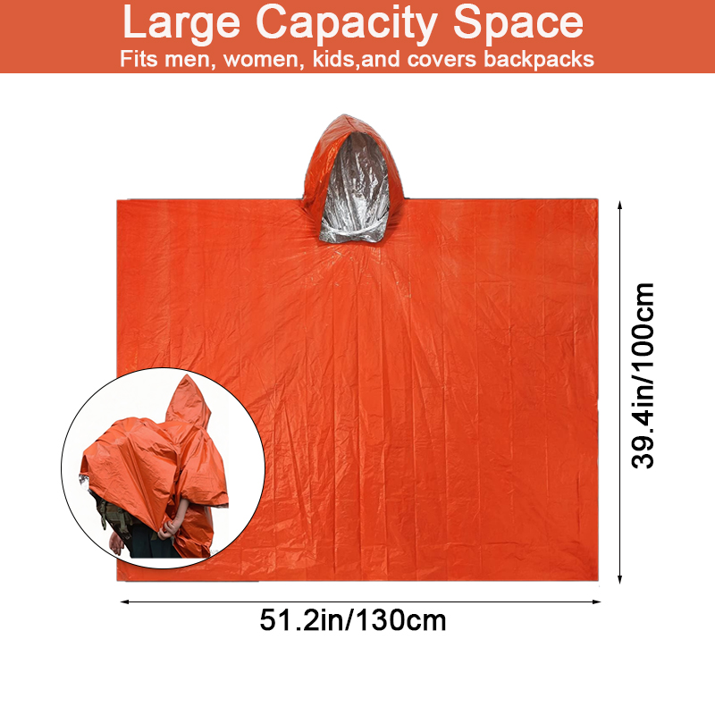 SSUNTAK Emergency Survival Rai - đánh giá và giá Camping Rain Poncho
