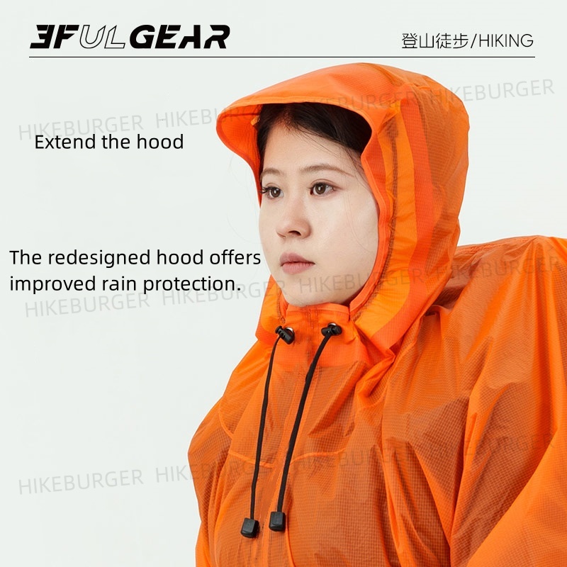 3F UL GEAR 3 In1 Rain Poncho O - đánh giá và giá Camping Rain Poncho
