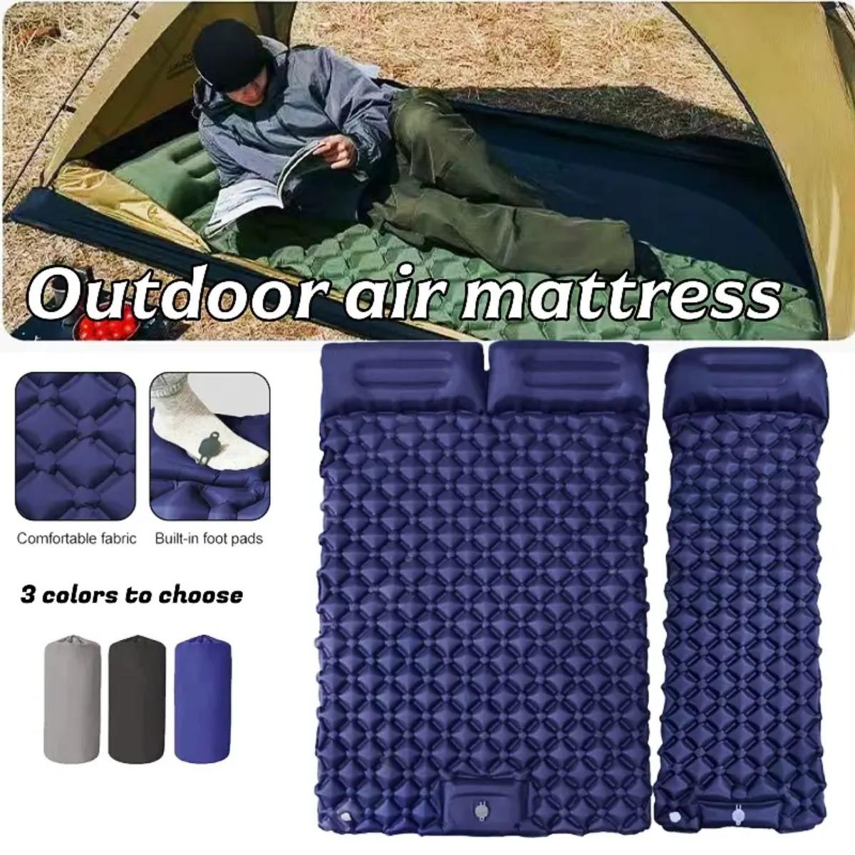 Single & Double Inflatable Air - đánh giá và giá Outdoor Camping Mattress
