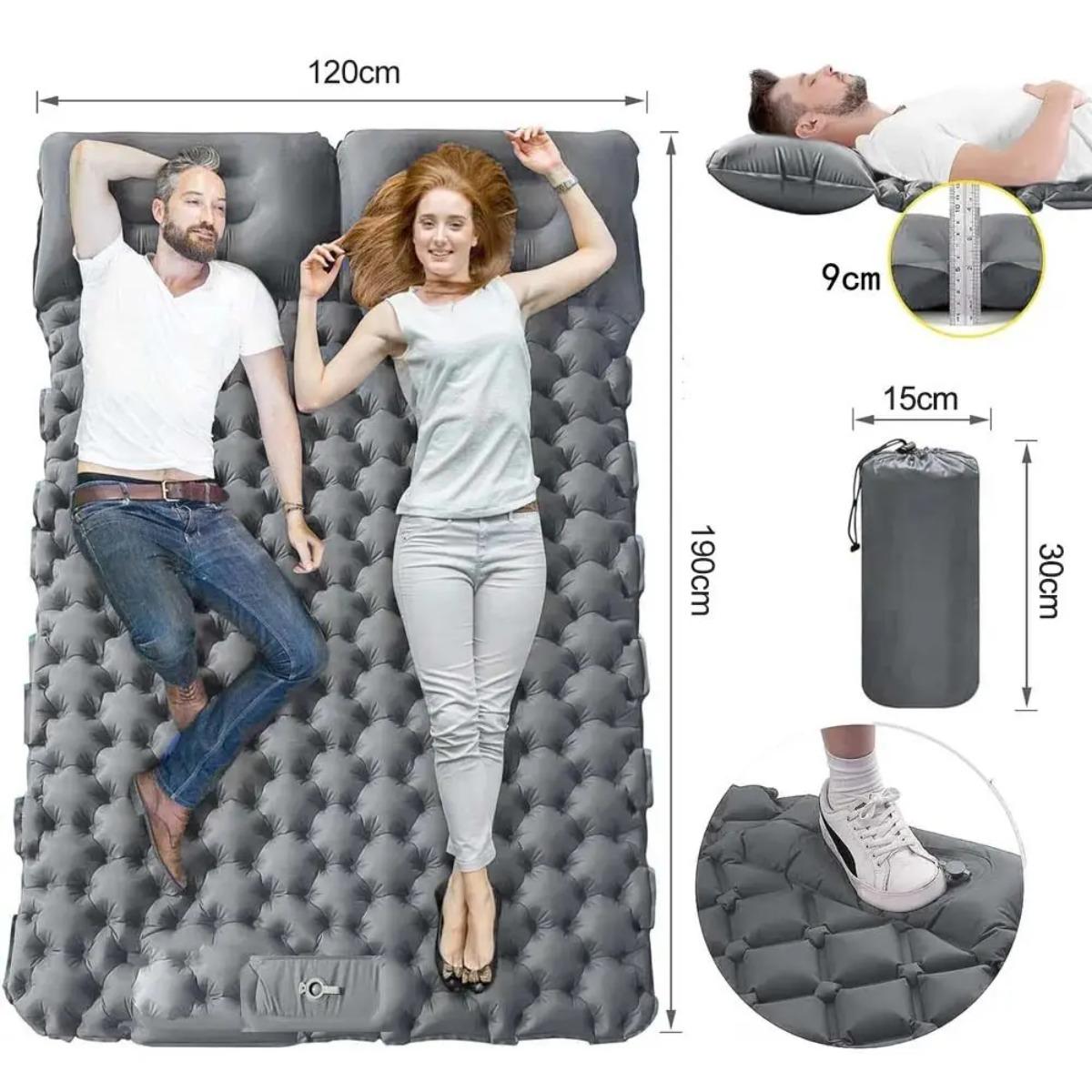 Single & Double Inflatable Air - đánh giá và giá Outdoor Camping Mattress