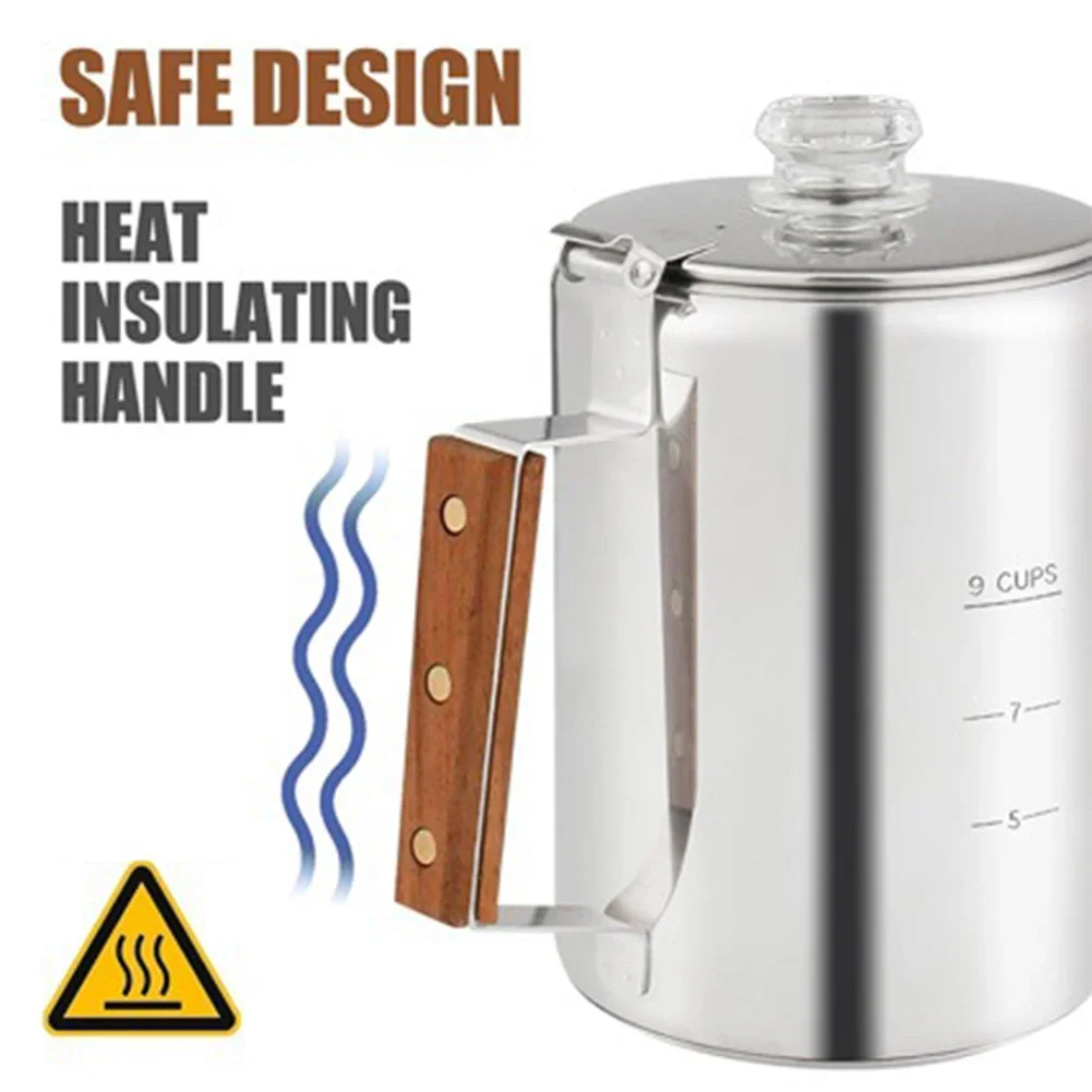9 Cup Coffee Maker Camping Cof - đánh giá và giá Camp Percolator Coffee