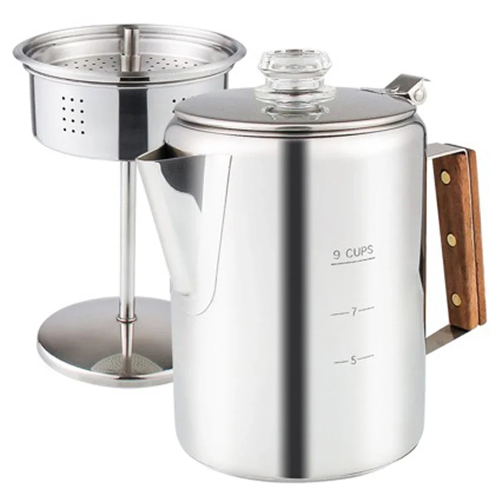 9 Cup Coffee Maker Camping Cof - đánh giá và giá Camp Percolator Coffee
