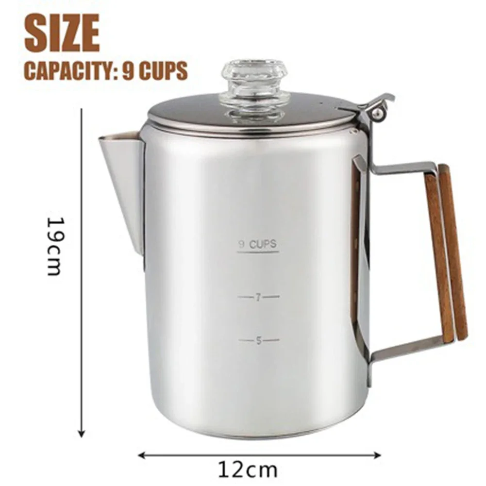 9 Cup Coffee Maker Camping Cof - đánh giá và giá Camp Percolator Coffee