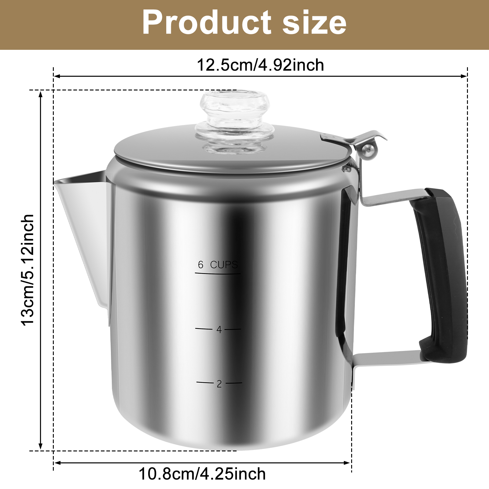Stainless Steel Coffee Percola - đánh giá và giá Camp Percolator Coffee
