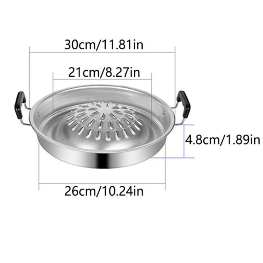 2 in 1 Hot Pot Grill Pan Non S - đánh giá và giá Outdoor Camping Kitchen