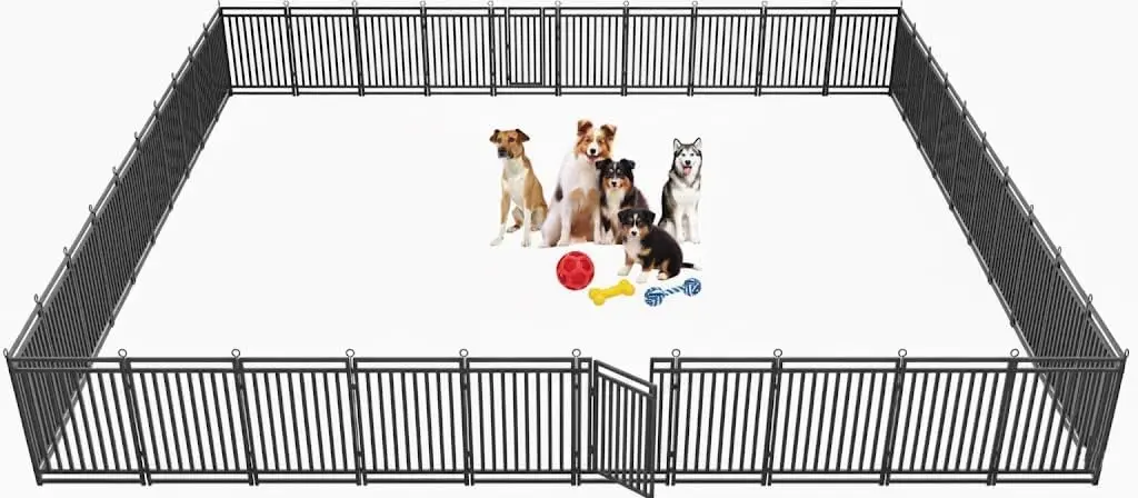 Dog Fence Outdoor Indoor, 47 I - đánh giá và giá Outdoor Camping Dog Fence