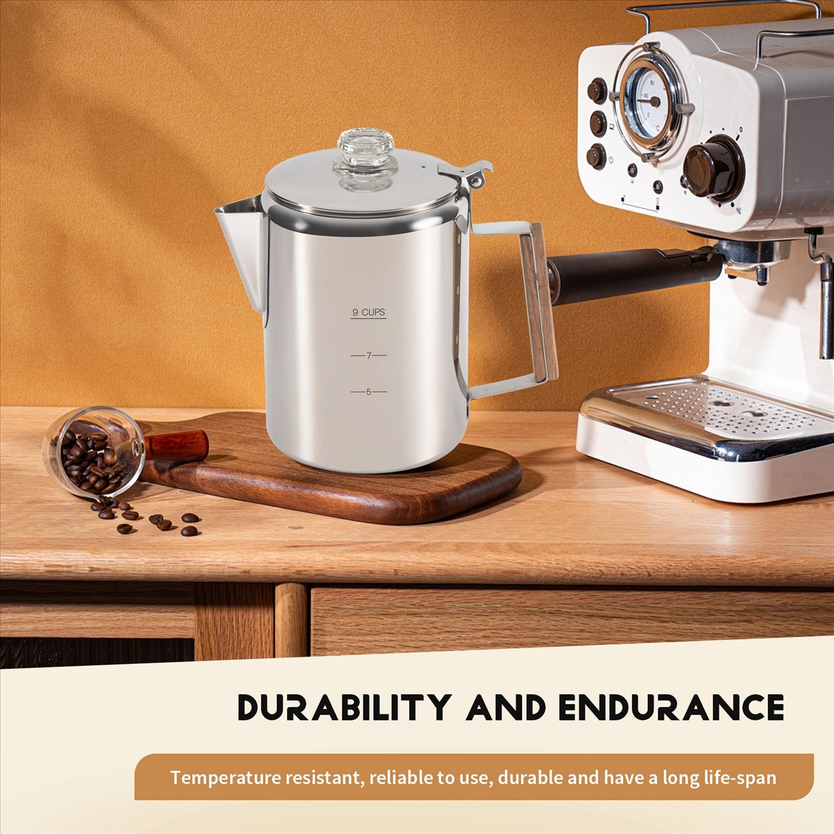HITL Coffee Percolators Stovet - đánh giá và giá Camp Percolator Coffee